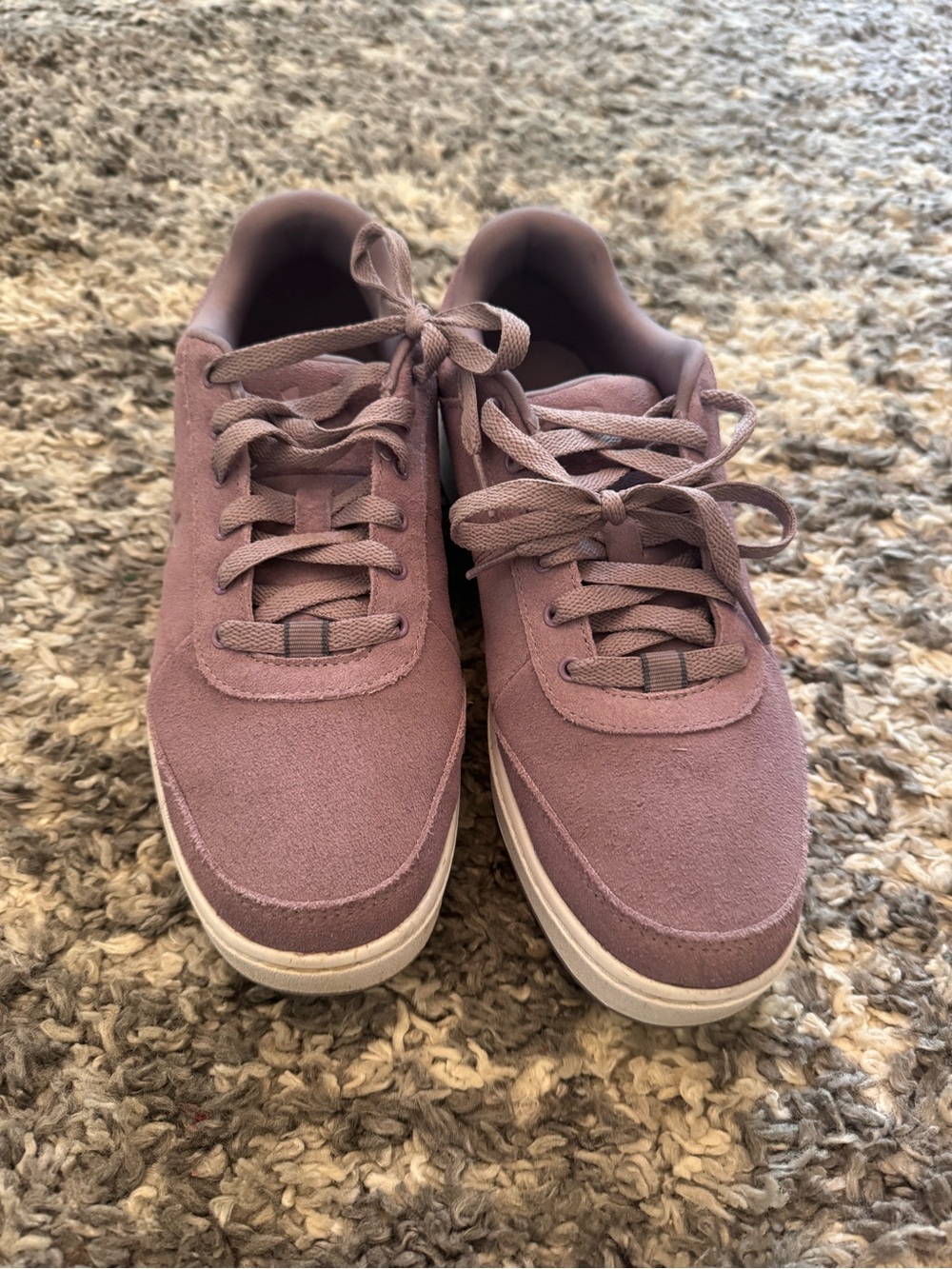 Under Armour Purple Suede Lace-Up Women's Sneakers